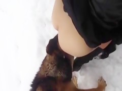 Big Butt facked by dog